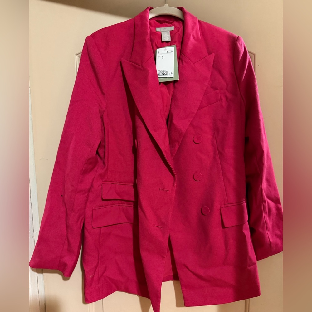 ⭐️H&M Vibrant Pink Women's Blazer